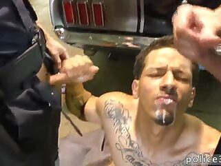 interracial Naked gay sex hairy cops and sexy bondage Get banged by the police blowjob sucking