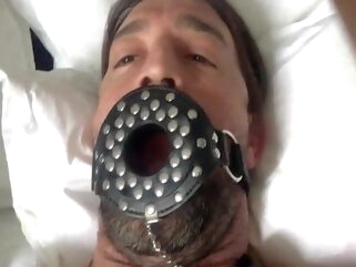 bondage Milked At Length With Gag And Cum Swallowing bdsm fetish