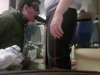 bdsm Crazy Hard Bdsm Threesome -young Military Slave And 2 Domins- Piss Slap Spank And Hard Mouth Fuck amateur fetish